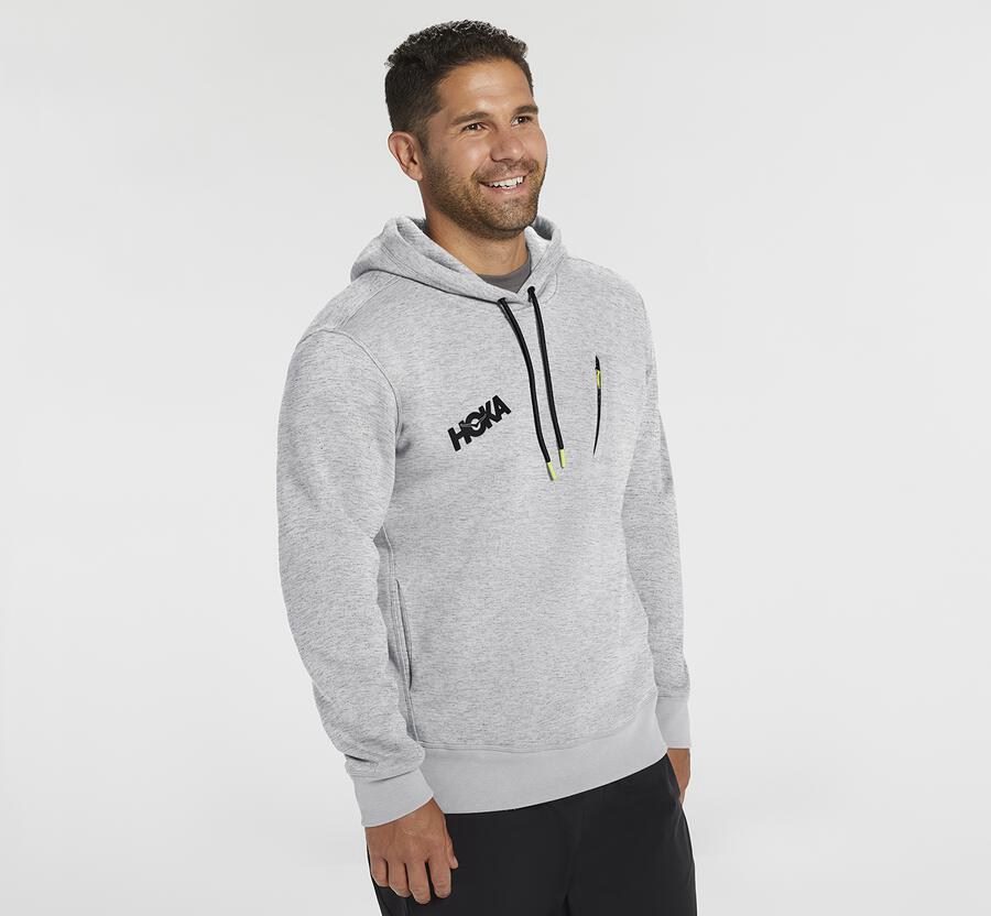 Hoka One One Hoodie Heren - Performance - Grijs - SE1407296